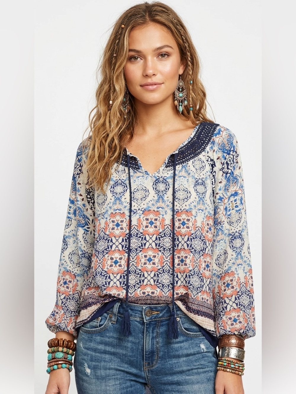 Ruff Hewn Women’s Boho Print Tunic